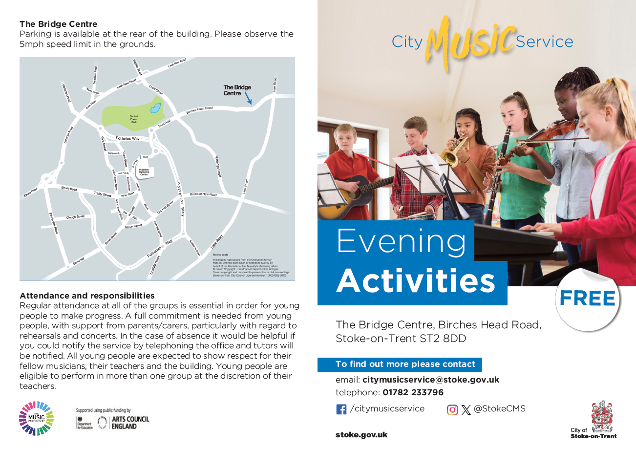 City Music Service Flyer Page 1