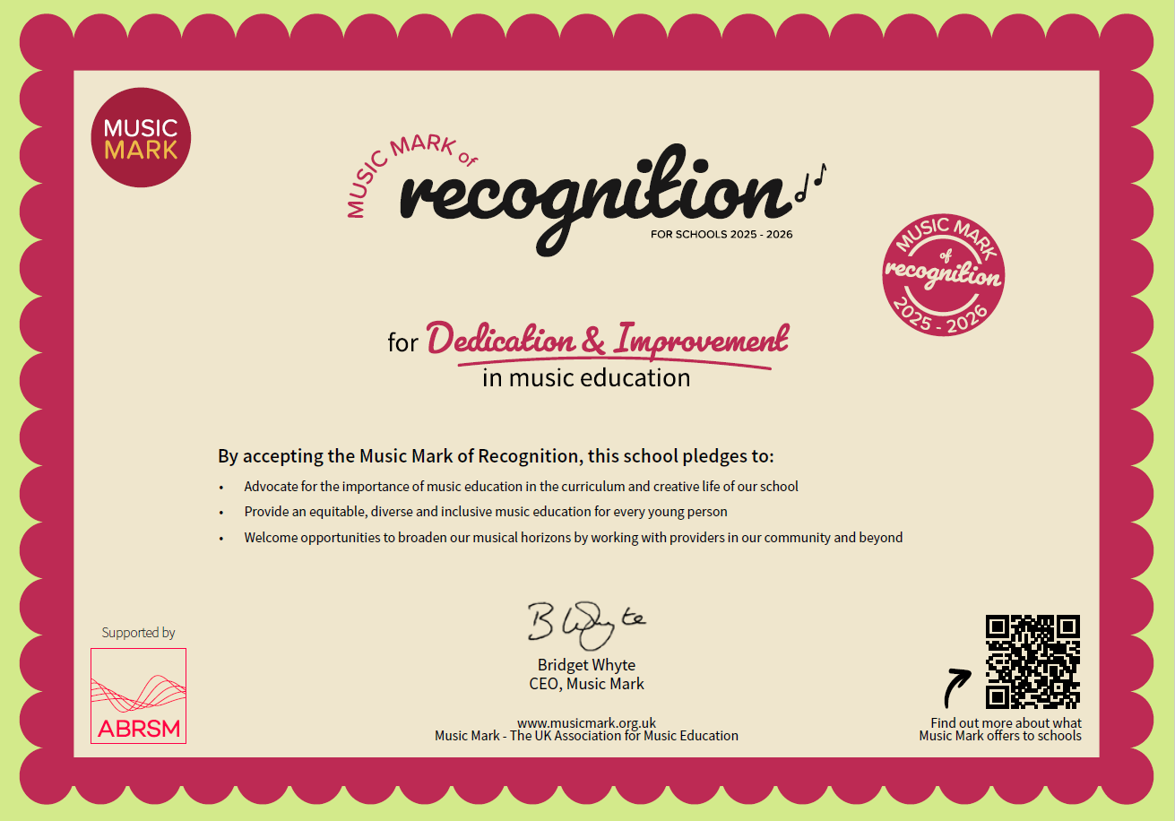 Music Mark certificate